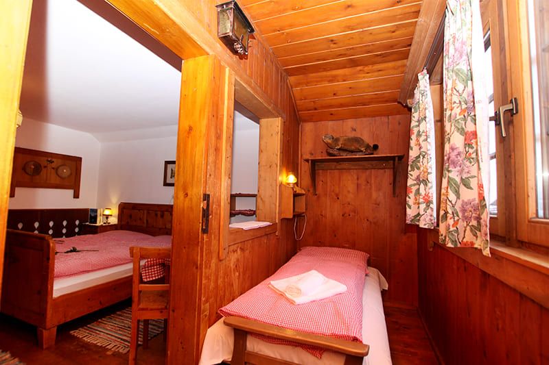 Dreibettzimmer im Klausner Häusl Tux Tirol
