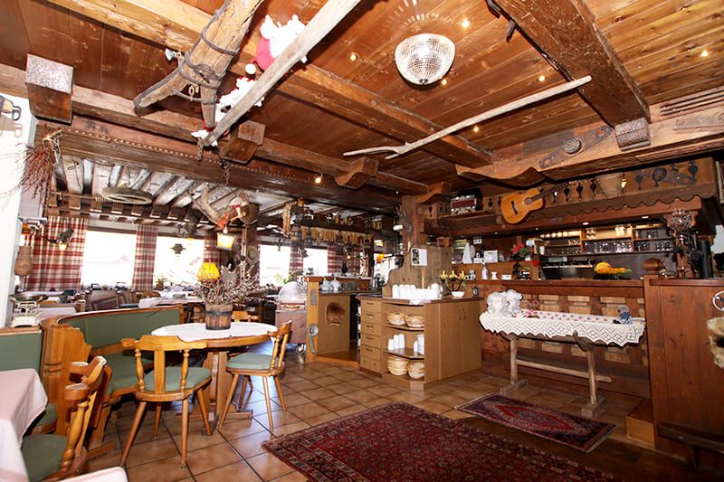 Breakfast room in the Pension Hermannsklause in Tux Tyrol